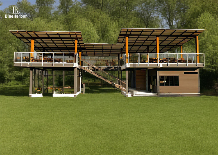 Apartamento Casa Modular Multi Espaço Com Dois Andares E Corredores