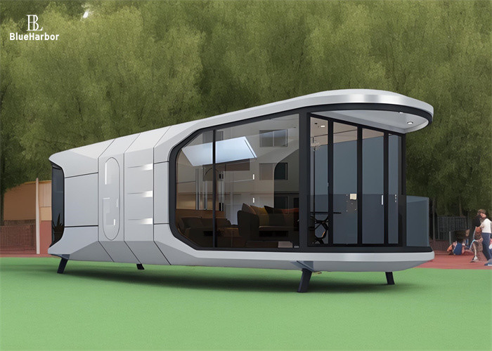 Mobiliário inteligente Casa cápsula espacial para 1-4 pessoas com pleno sentido da tecnologia