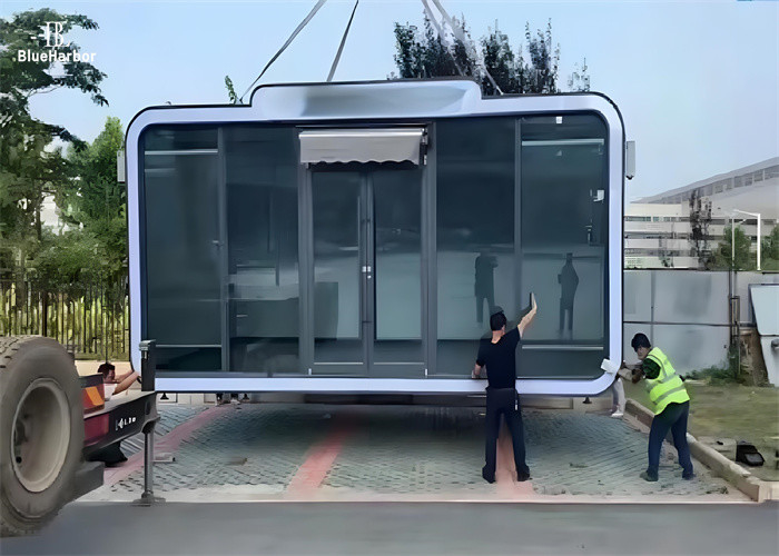 12~25 metros quadrados Casa cápsula multiuso para apartamentos escritório e loja