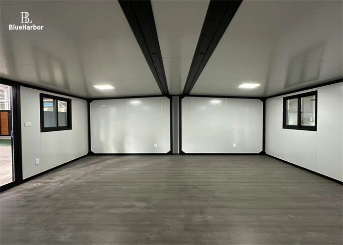 Moderna e expansível de 18 metros quadrados a 60 metros quadrados Casa de contêineres de asa dupla adequada para uso residencial